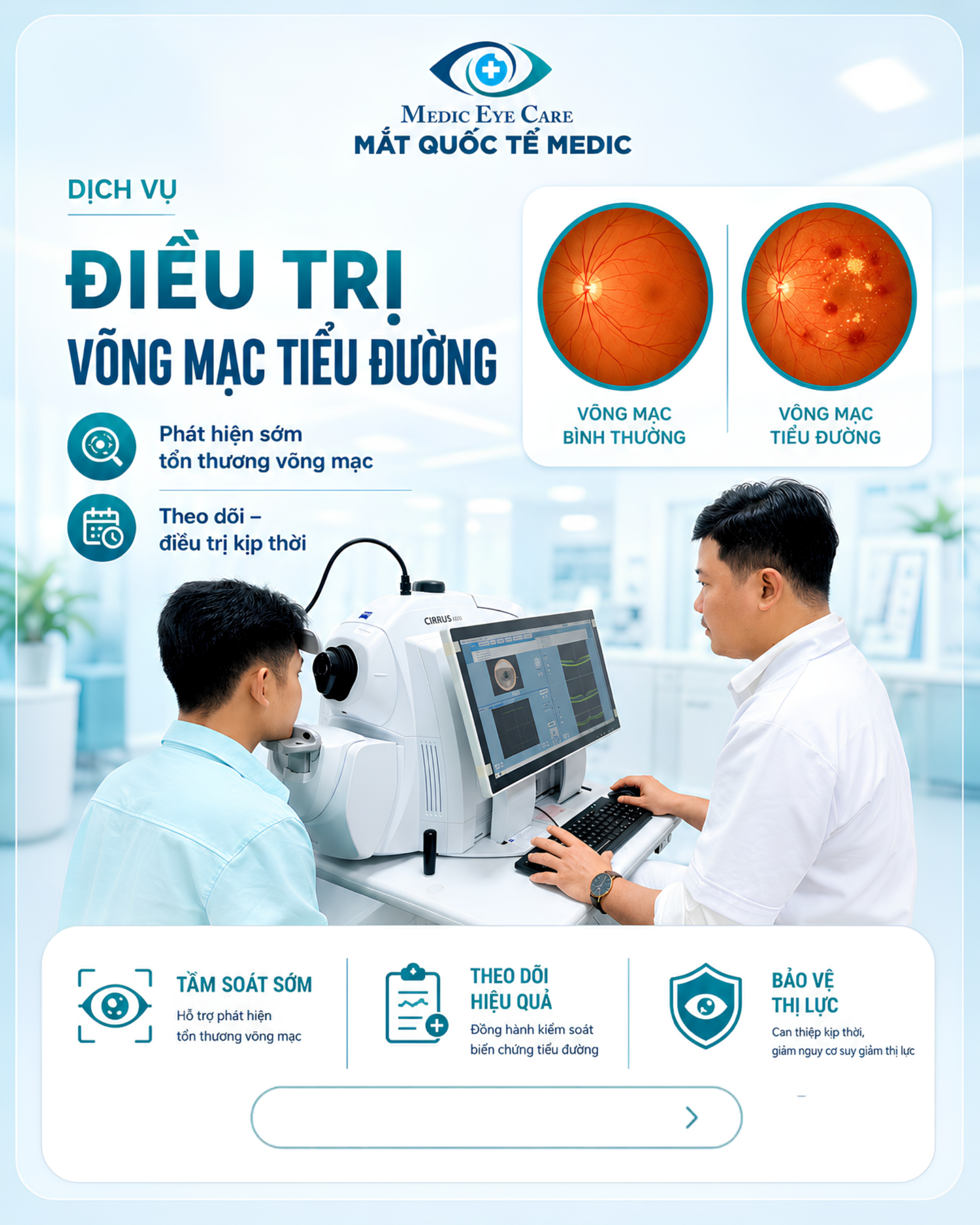 Điều trị võng mạc tiểu đường
